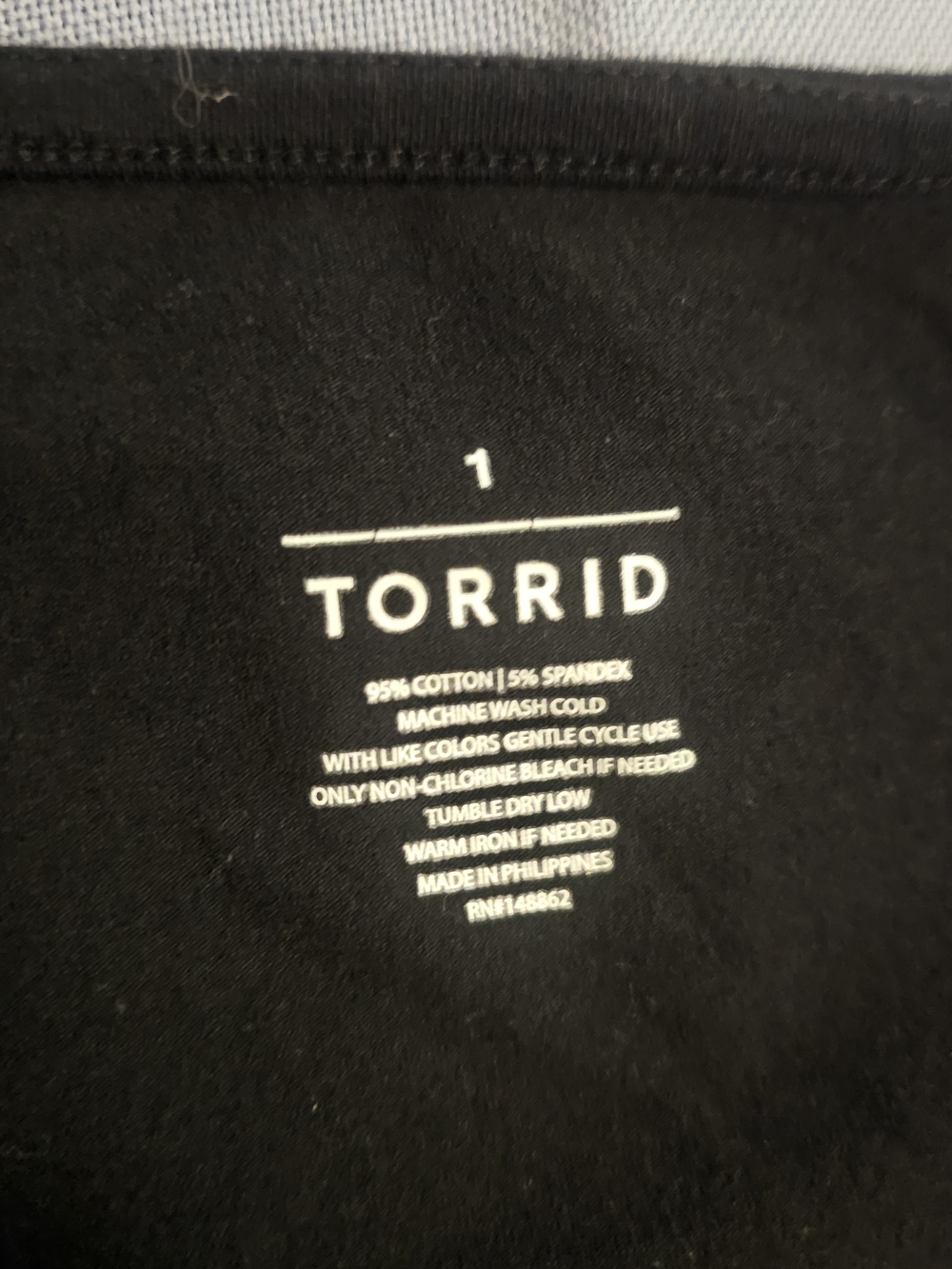 torrid Black Wrap-Style Ruched Tunic - Picture 4 of 4
